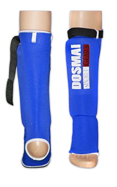 DO-SMAI Kick Boks Muay Thai Profesyonel Örme Ayak Kaval Koruma Seti Ko477 - Mavi