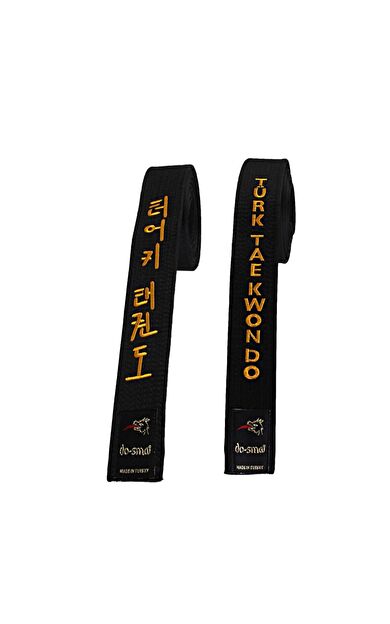 DO-SMAI Taekwondo Nakışlı Kuşak Tk256 Dosmai - Sarı