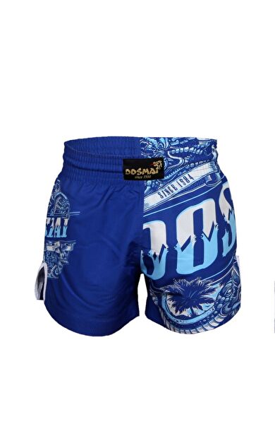 DO-SMAI Dijital Baskılı Snake Fitness Boks Muay Thai Antrenman Şortu Spor Şort Fgs238 - Mavi