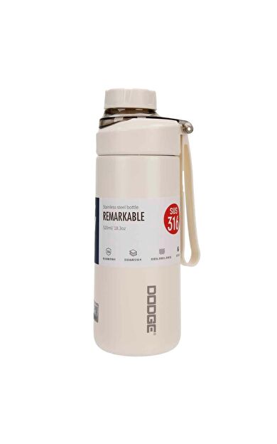 Dodge Fit Çelik Termos Matara 520Ml Beyaz