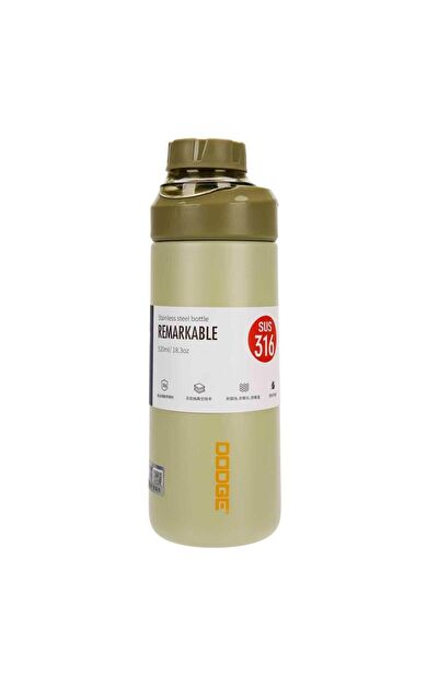 Dodge Fit Çelik Termos Matara 520Ml Yeşil