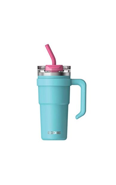 Dodge Trekking Çelik Termos Mug 750Ml Turkuaz