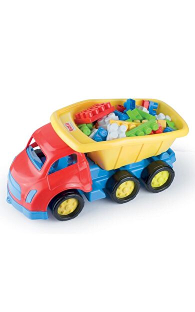 Dolu 7202 Bloklu Maxi Kamyon ve Jumblocks 50 Parça Bloklu Kamyon