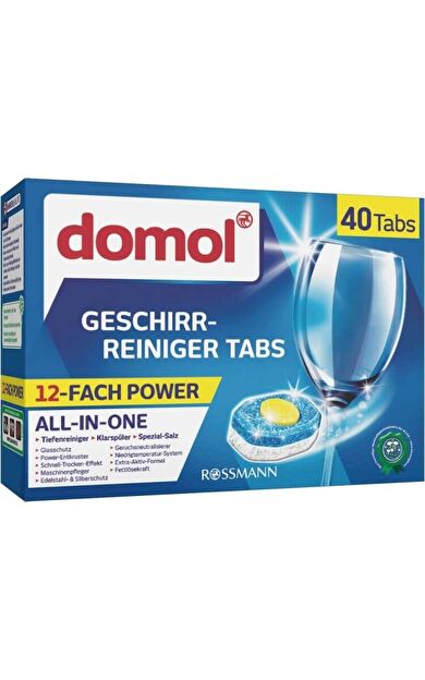 Domol Multi Performans Bulaşık Makinesi Tableti 40 Adet