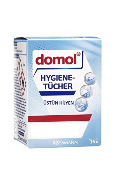Domol Hijyen Sağlayıcı Bez 15li