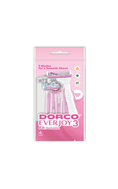 Dorco Everjoy 3 Fit Portatable Tıraş Bıçağı 4'Lü Poşet