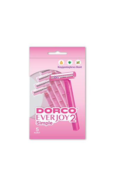 Dorco Everjoy 2 Simple Tıraş Bıçağı 5'Li Poşet