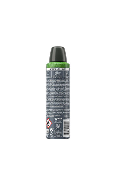 Dove Men +Care Advanced Erkek Deodorant 72 Saat Koruma Extra Fresh 150 Ml