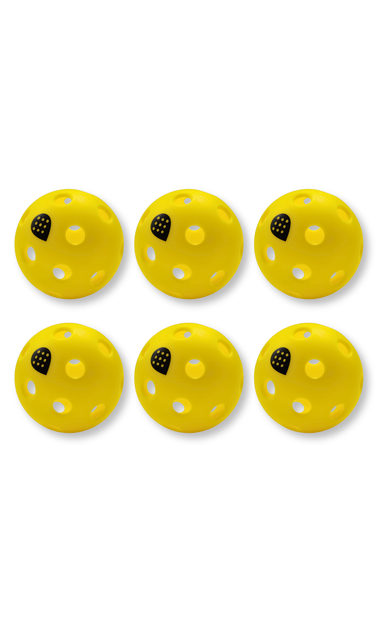 Dropick Optimo-26™ – 6'lı İç Saha Pickleball Topu Seti