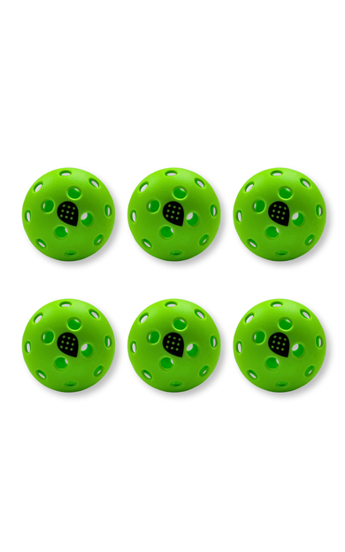 Dropick Optimo-40™ – 6'lı Dış Saha Pickleball Topu Seti