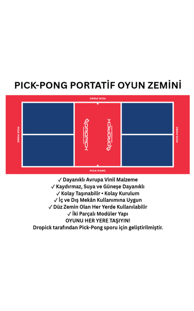 Portatif Pick-Pong Zemini