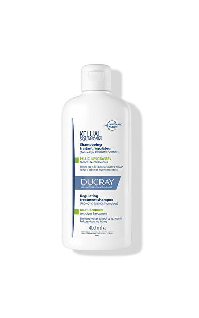 Ducray Kelual Squanorm Normal ve Yağlı Saçlar İçin Kepek Karşıtı Şampuan 400 ml