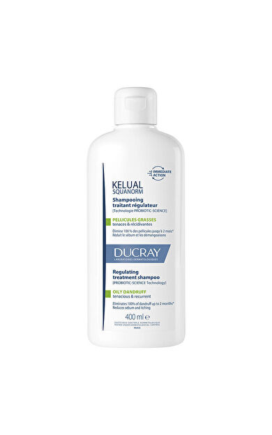 Ducray Kelual Squanorm Normal ve Yağlı Saçlar İçin Kepek Karşıtı Şampuan 400 ml