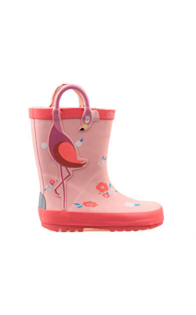Dudino 25A336 Loly Flamingo Çocuk Yağmur Çizmesi 25A336-LOLY-FLAMINGO Pembe