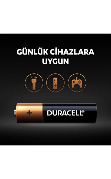 Alkalin Aaa Ince Kalem Piller, 10'lu Paket