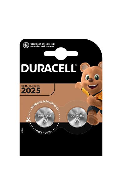 Duracell Düğme Pil 2025 2'li 3Volt