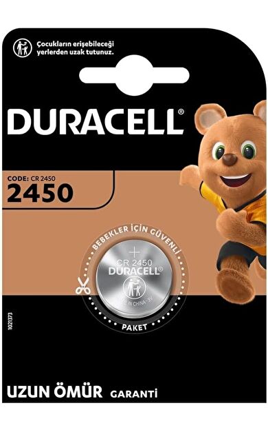 Duracell Özel 2450 Lityum Düğme Pil 3V (DL2450/CR2450)