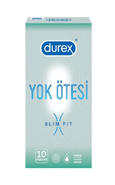 Durex Yok Ötesi Prezervatif Slim Fit 10'lu