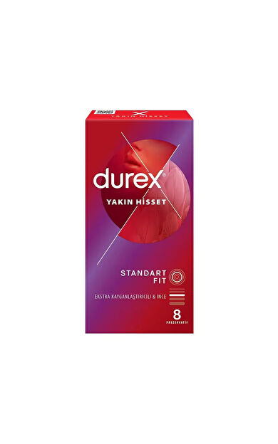 Durex Prezervatif Daha Yakın Hisset 8'Li