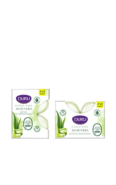 Duru Hydro Pure Aloe Vera Şeffaf Cilt Bakım Sabunu 135 gr x 4