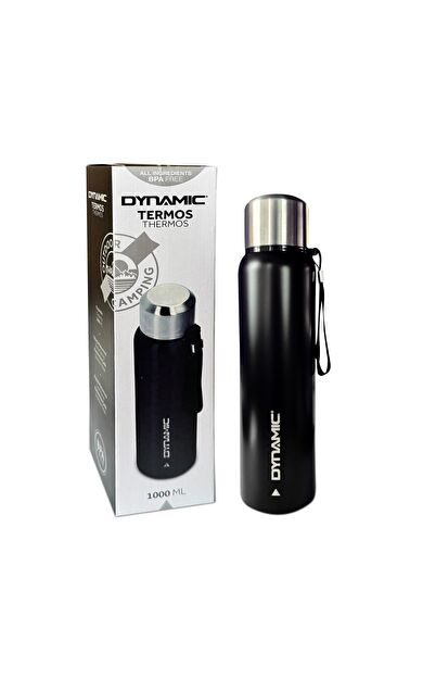 Dynamic Paslanmaz Çelik Termos 1 Lt Siyah