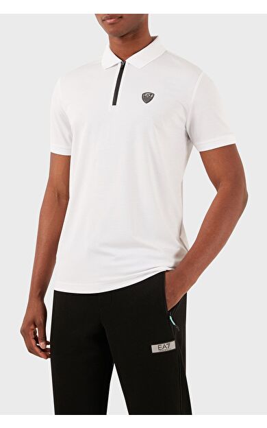 Ea7 8NPF13PJRGZ-1100 Train Premium Shield M Erkek Polo Tişört