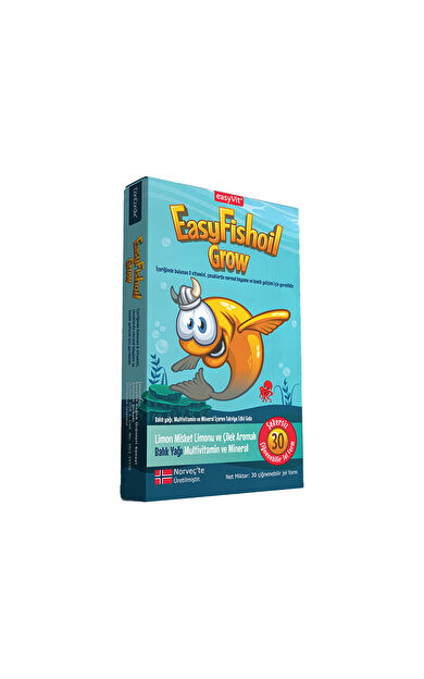 Easy Fish Oil Grow 30 Adet Çiğnenebilir Jel Form