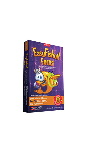 Easy Fish Oil Q Kids Çiğnenebilir 30 Tablet