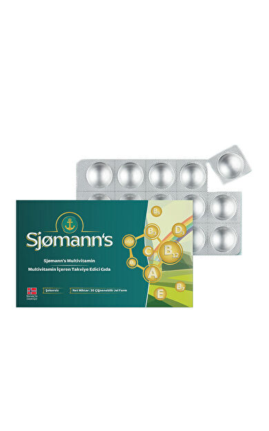 Sjomann’s Multivitamin İçeren Takviye Edici Gıda 30 Adet Çiğnenebilir Jel Form