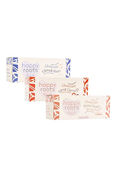 Happy Roots Glütensiz Atıştırmalık Seti (100g)