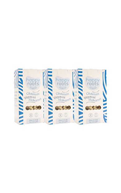 Happy Roots Glutensiz Rigatoni Makarna 3lü Paket
