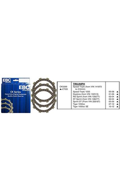 Trıumph Tıger 1050 07-12 Ebc Debriyaj Balatası