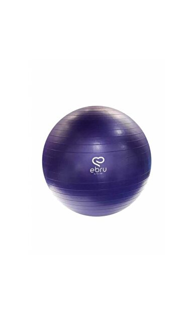 Ebruli Ebru 65cm Mor Pilates Topu