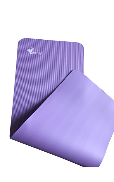 Ebruli Şallı Pilates Matı (8 Mm) - Mor