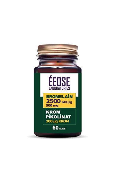 Eeose Bromelain Krom Pikolinat 60 Tablet