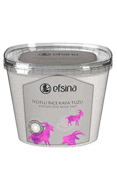 EFSİNA İyotlu İnce Kaya Tuzu 2000g
