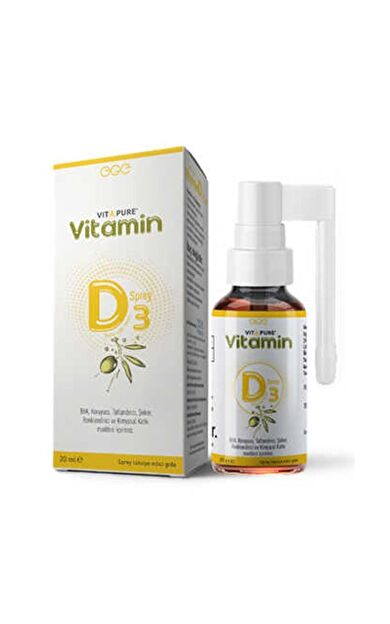Vitapure Vitamin D3 Sprey Takviye Edici Gıda 20 ml