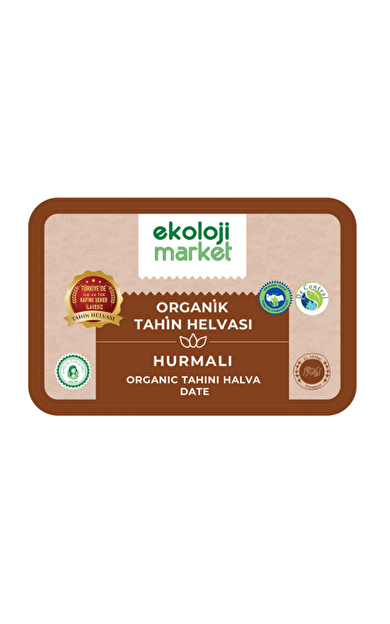 EKOLOJİ MARKET Organik Tahin Helvası Hurmalı 200g