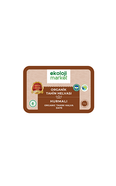 EKOLOJİ MARKET Organik Tahin Helvası Hurmalı 200g