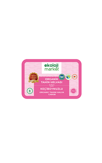 EKOLOJİ MARKET Organik Tahin Helvası Keçiboynuzlu 250g