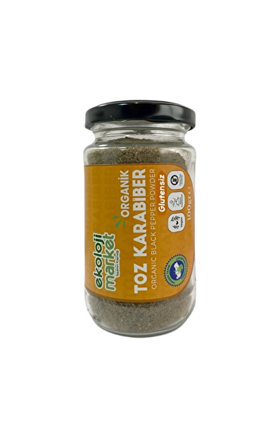 EKOLOJİ MARKET Organik Toz Karabiber 100g