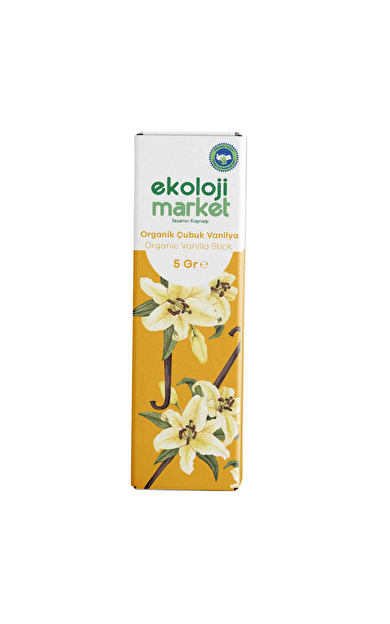 EKOLOJİ MARKET Organik Glutensiz Vanilya Çubuğu 5g