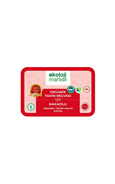 EKOLOJİ MARKET Organik Tahin Helvası Kakaolu 200g