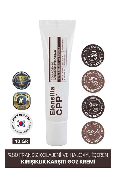 %80 Fransız Kolajeni Ve Haloxyl Içeren Kırışıklık Karşıtı Göz Kremi 10g