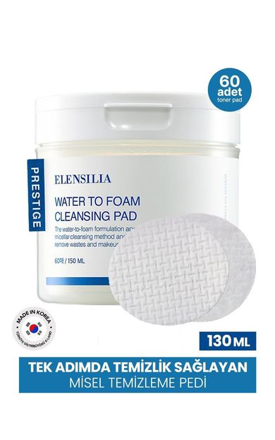 Misel Temizleme Pedi Elensilia Water to Foam Cleansing Pad 60 Adet