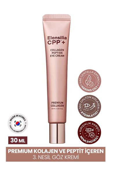 Premium Kolajen Elensilia 3. Nesil Göz Kremi Elensilia CPP Premium Collagen Peptide Eye Cream 30ml