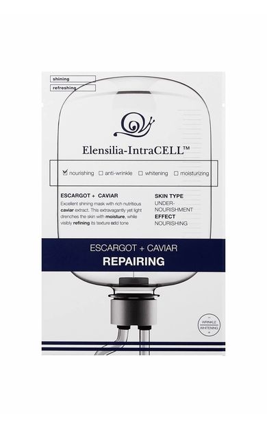 Escargot Havyar Nem Desteği Sunan Ve Rahatlatıcı Yaprak Maske Intracell Caviar Repairing Mask