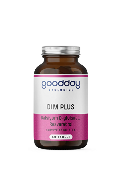 GOODDAY Dim Plus Kalsiyum D-Glukarat, Resveratrol 60 Tablet