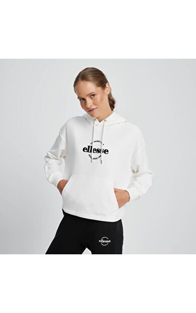 Ellesse Kadın Sweatshirt Kapüşonlu Ekru