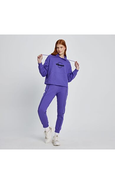 Ellesse Kadın Sweatshirt Kapüşonlu Mor
